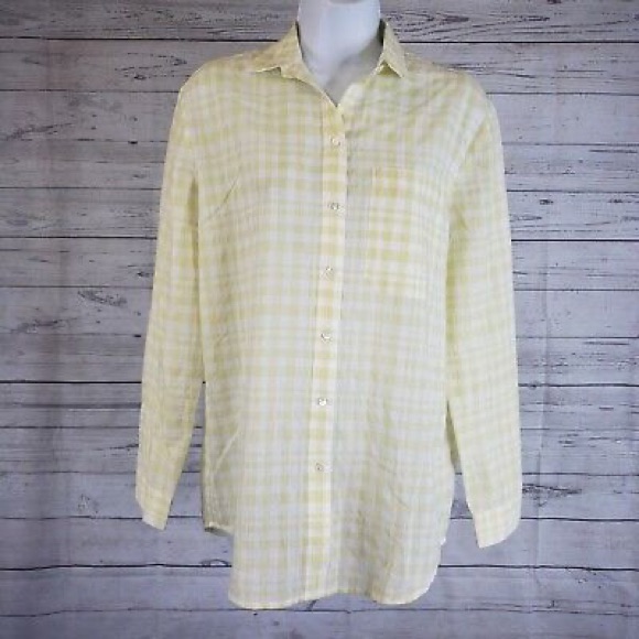 Anthony Thomas Melillo Brand Plaid Button Up Med